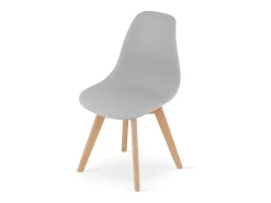 Valora SILLA KITO Comedor Ergonómico Madera Gris x4