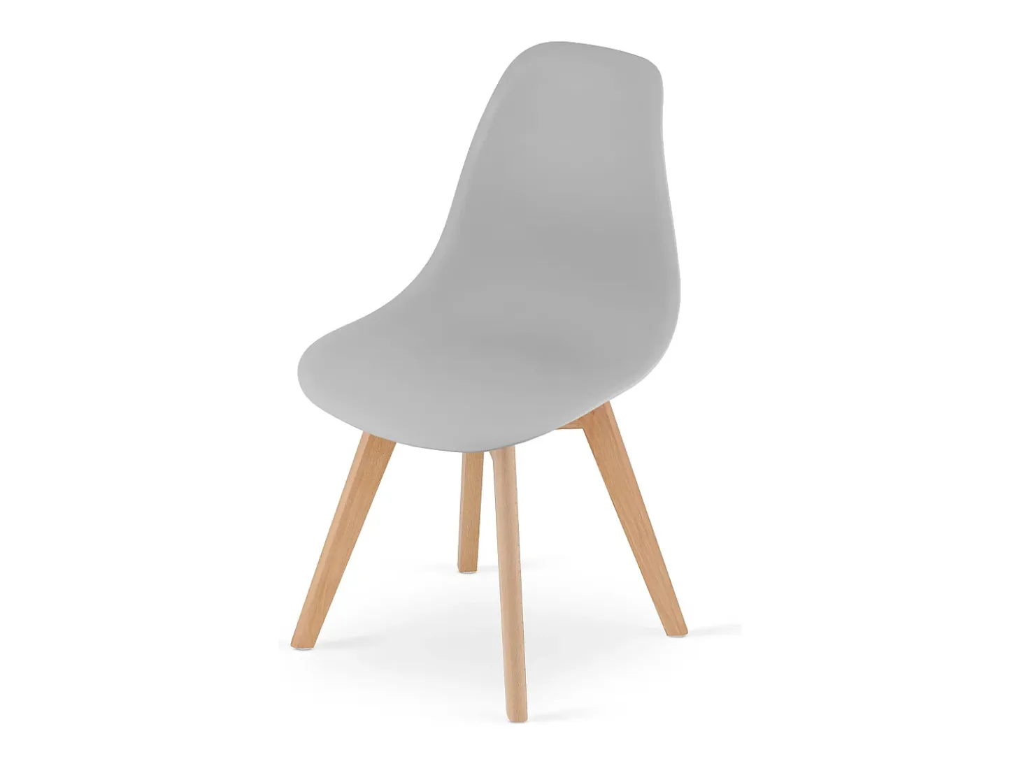 Valora SILLA KITO Comedor Ergonómico Madera Gris x4