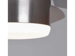 Ventilador Ac Fresco Níquel Modo Verano Y Invierno Temporizador Led Interlusa