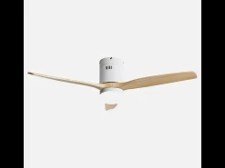 Ventilador Dc Aguilon Blanco Haya Led Con Memoria De Color