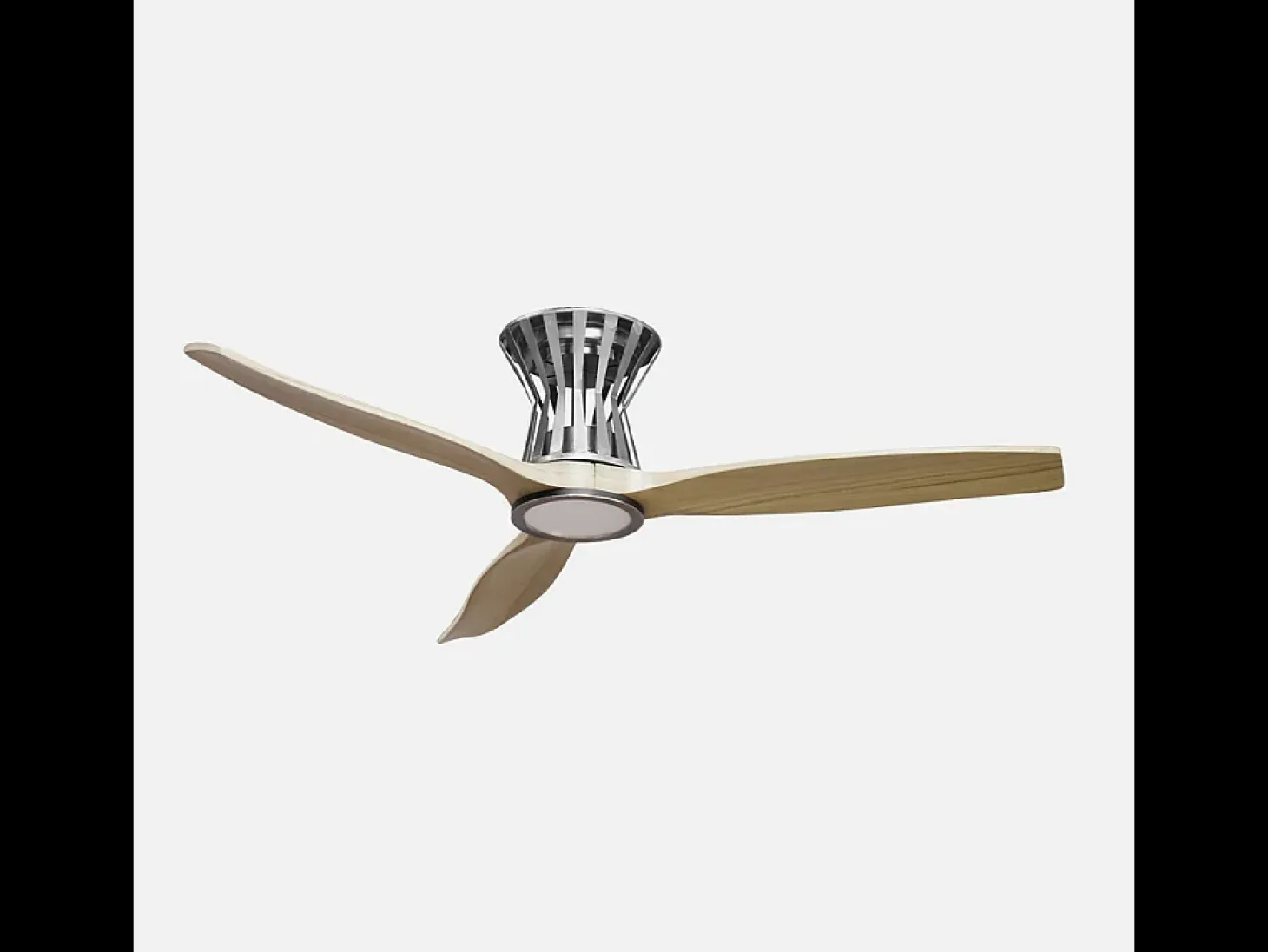 Ventilador Dc Baltir Niquel Led Control Remoto Funcion Inversa