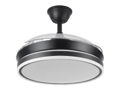 Ventilador Dc Bayomo S Negro Con Cct Regulable Y Memoria De Color