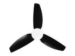 Ventilador Dc Borax Negro Led 20w Y Memoria De Color