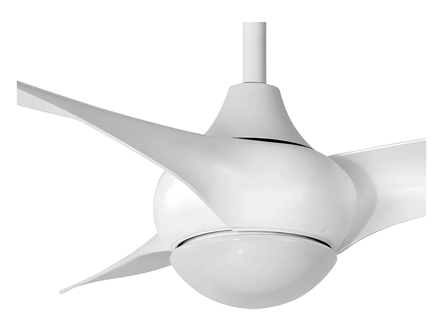 Ventilador Dc Canea Blanco Led Con Memoria Y Control Remoto