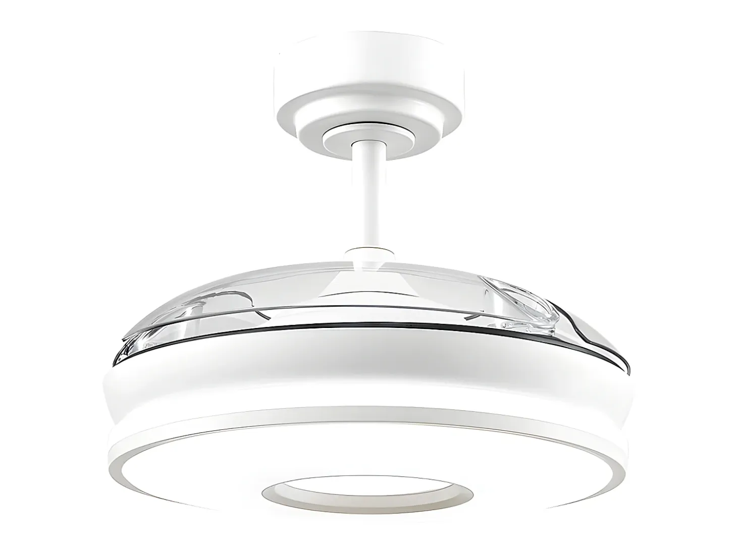 Ventilador Dc Dani S Blanco Led 3 Temperaturas Y Temporizador