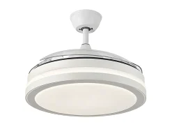 Ventilador Dc Esparta S Blanco Led Cct Con Memoria De Color