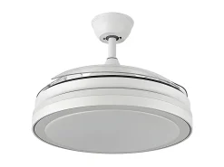 Ventilador Dc Esparta S Blanco Led Cct Con Memoria De Color