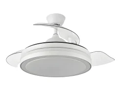 Ventilador Dc Esparta S Blanco Led Cct Con Memoria De Color