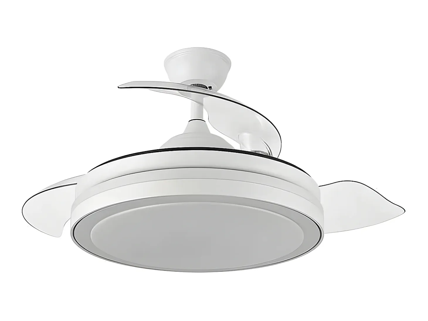 Ventilador Dc Esparta S Blanco Led Cct Con Memoria De Color
