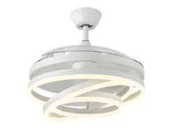 Ventilador Dc Kai Blanco Led Cct Regulable Con Mando A Distancia