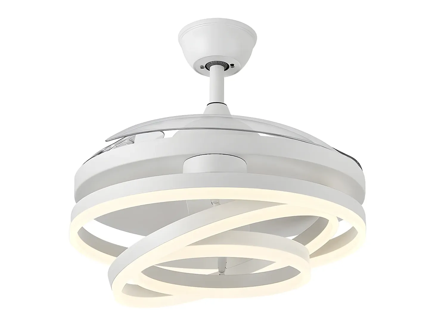 Ventilador Dc Kai Blanco Led Cct Regulable Con Mando A Distancia