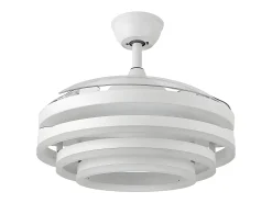 Ventilador Dc Kai Blanco Led Cct Regulable Con Mando A Distancia