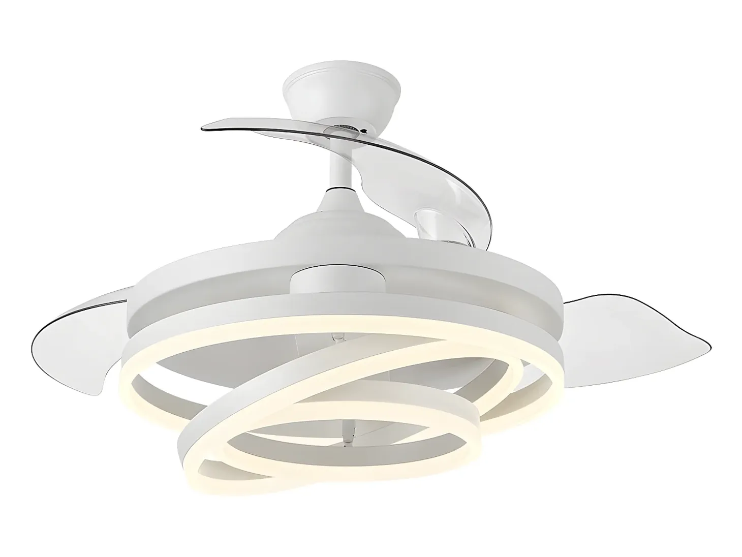 Ventilador Dc Kai Blanco Led Cct Regulable Con Mando A Distancia