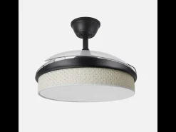 Ventilador Dc Moda Negro Mando Distancia Funcion Inversa