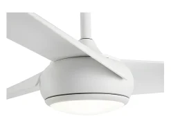 Ventilador Dc Patras Blanco Led Con Memoria De Color
