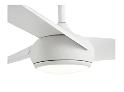 Ventilador Dc Patras Blanco Led Con Memoria De Color