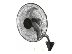 Ventilador de Pared SucceBuy, 44cm, 4000 CFM, 3 Velocidades, Negro, para Refrigerar Almacenes, Invernaderos, Talleres, Patios y Sótanos