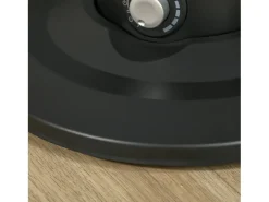 Ventilador de pedestal 2 en 1 con nebulizador de 2,8 L, función de nebulización, de metal, 120 cm de altura, negro (44,5 x 44,5 x 120 cm)