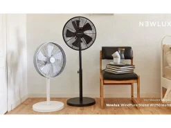 Ventilador de Pie Smart 5 W1250 Negro - Newlux