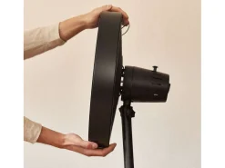 Ventilador de Pie Tripod W3050 Negro - Newlux