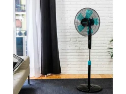 Ventilador de pie Cecotec EnergySilence 510 40W 5 aspas negro 110-130 cm