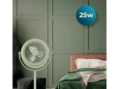 Ventilador de pie Cecotec EnergySilence 250 ClassicStyle 25W 3 aspas 2 velocidades verde