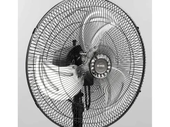 Ventilador de Pie Ø45cm 75W 3 Velocidades Industrial Negro Raydan Home