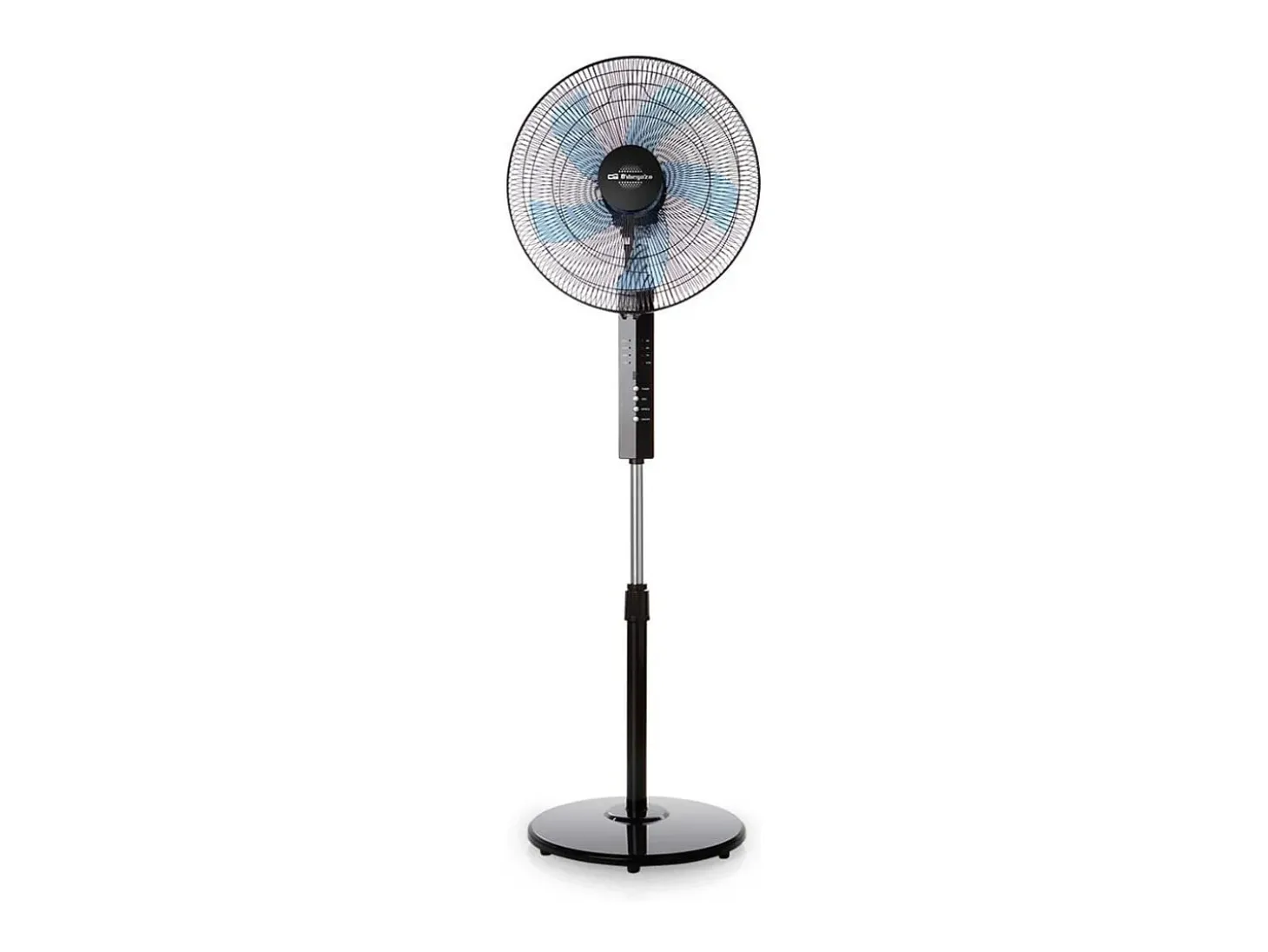 Ventilador de pie Orbegozo SF 0244 55W 5 aspas con mando a distancia negro Ø40 cm