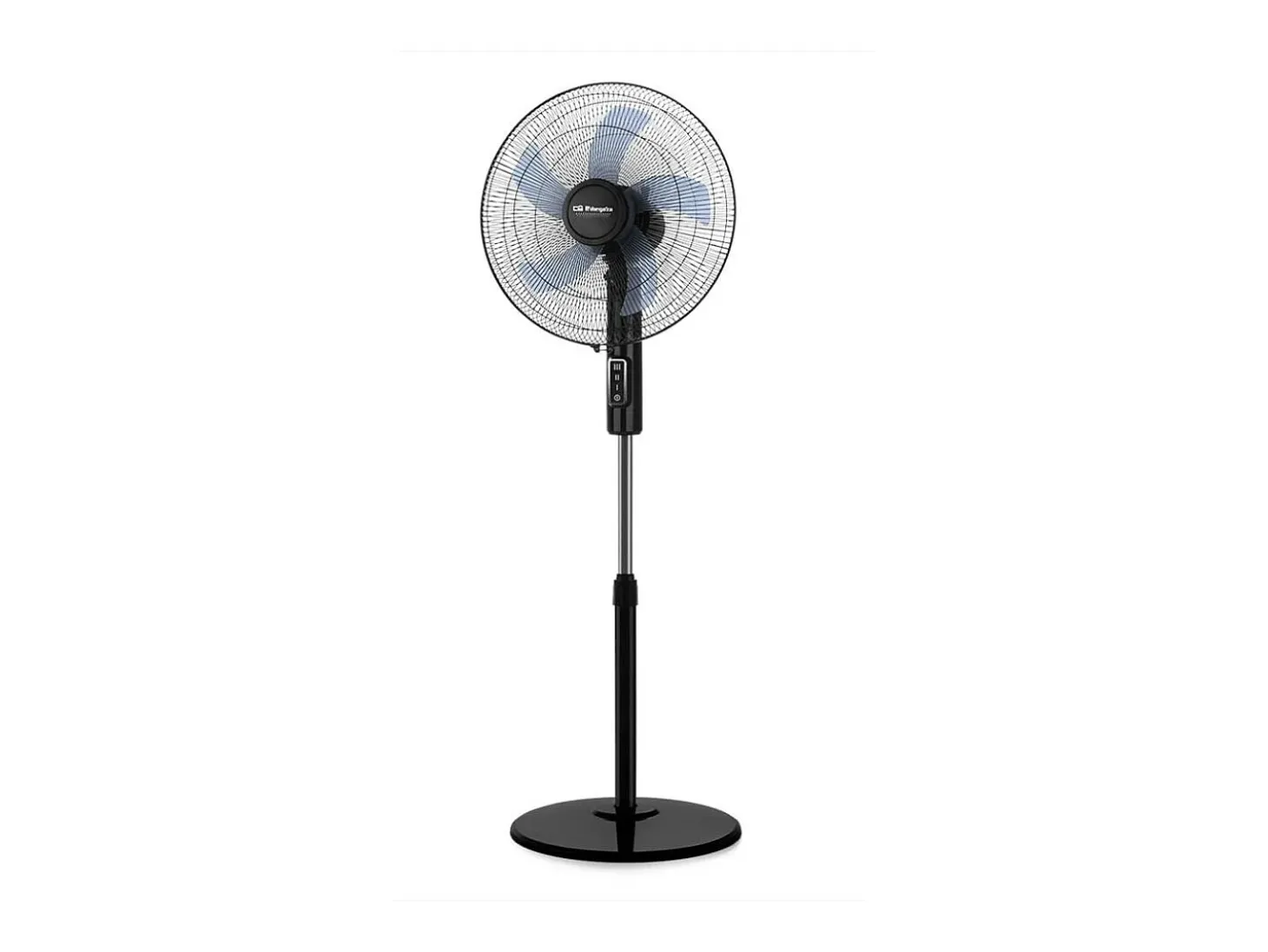 Ventilador de pie Orbegozo SF 1140 45W 3 velocidades negro 40 cm