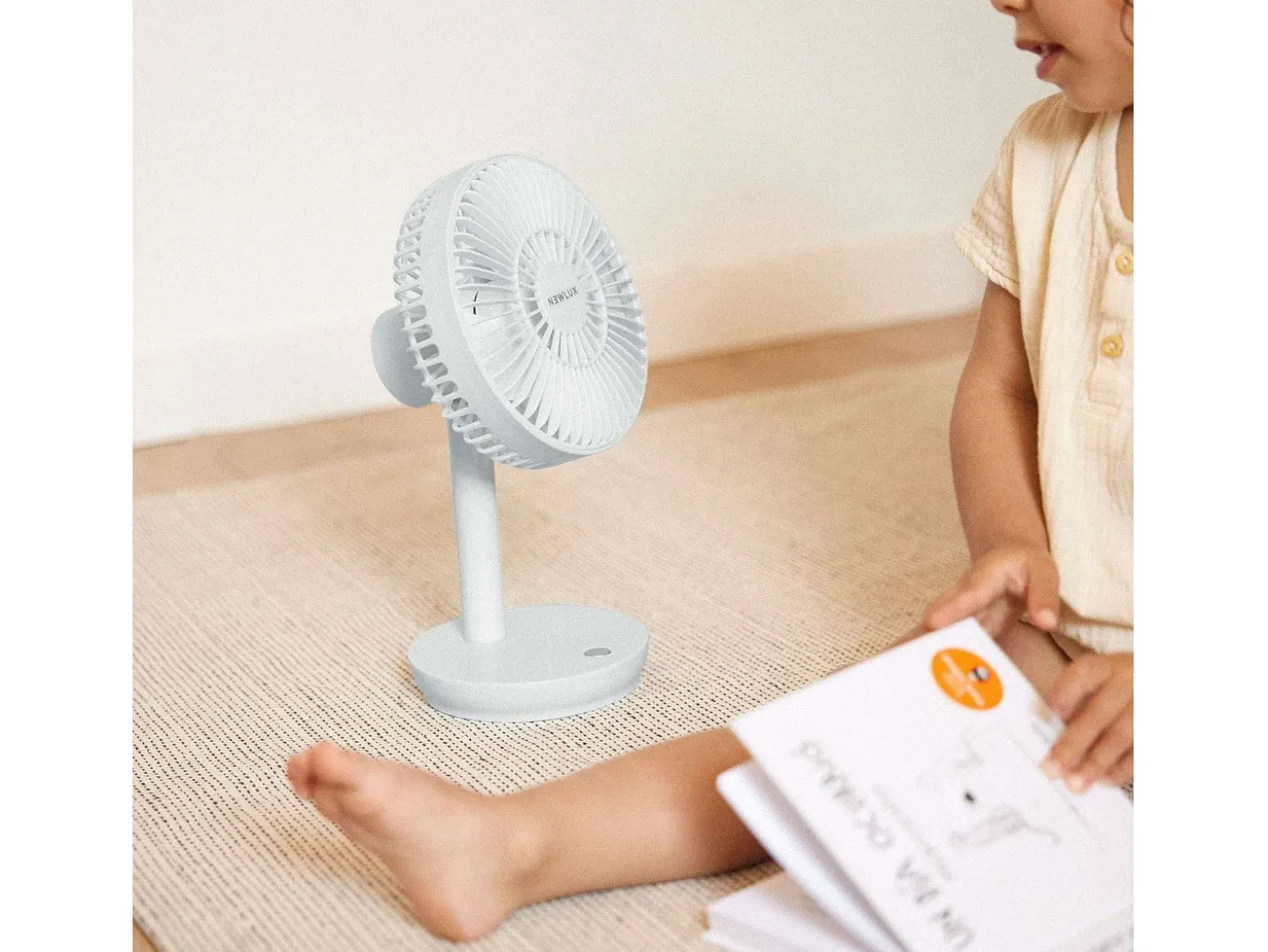 Ventilador de Sobremesa USB Desk W300 Azul - Newlux