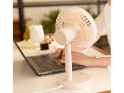 Ventilador de Sobremesa USB Desk W300 Rosa - Newlux