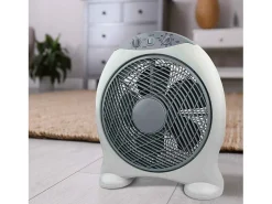 Ventilador de Sobremesa Ø30cm 50W 3 Velocidades New Box Gris Raydan Home