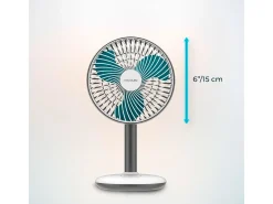Ventilador de sobremesa Cecotec EnergySilence 4000 Portable Desk 4000mAh inalámbrico blanco