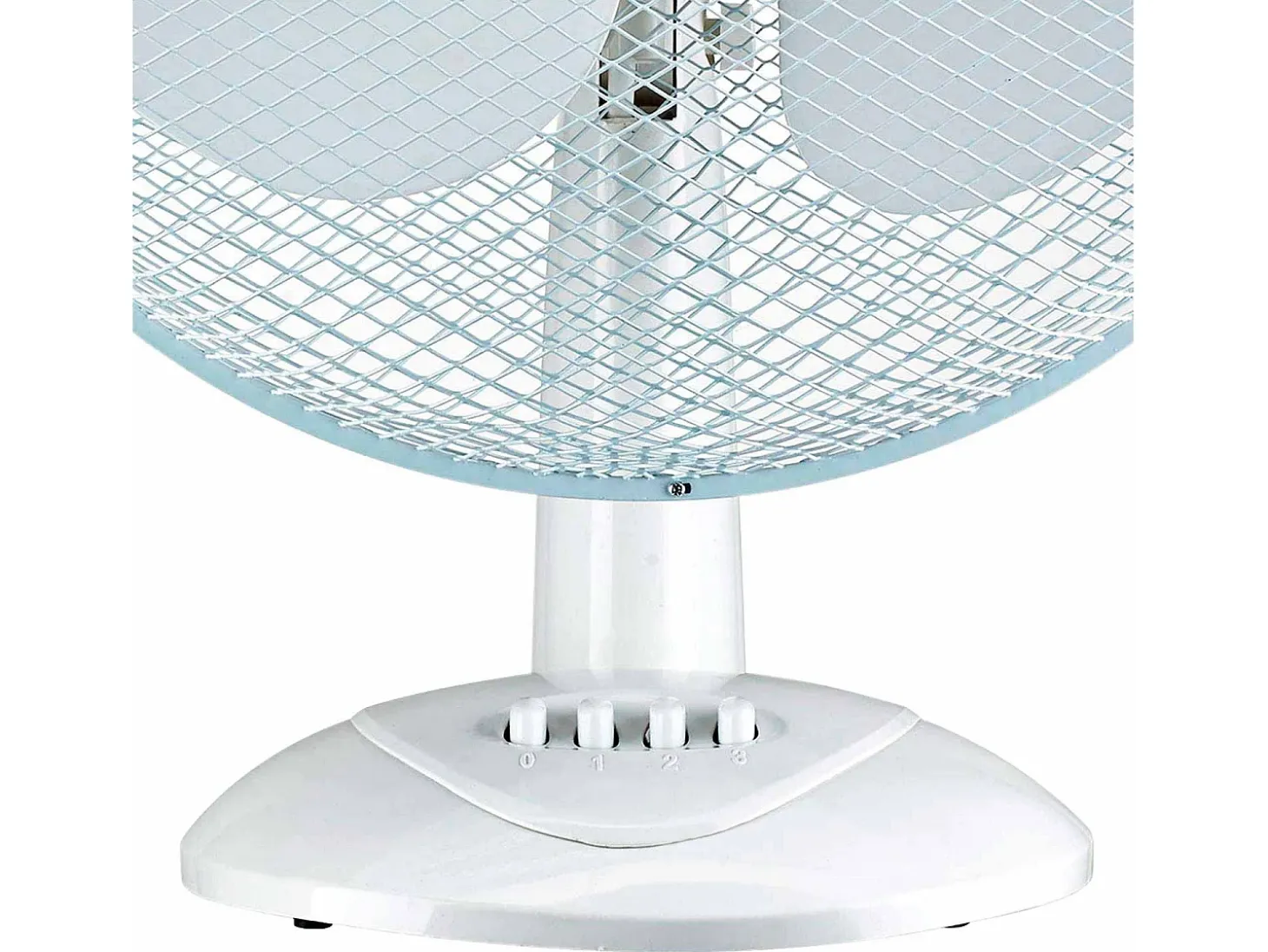 Ventilador de Sobremesa Ø30cm 35W 3 Velocidades Up Comfort Blanco Thinia Home