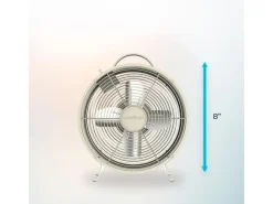 Ventilador de sobremesa Cecotec EnergySilence 400 RetroDesk 25W 4 aspas beige