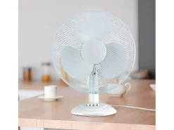 Ventilador de Sobremesa Ø40cm 40W 3 Velocidades Up Comfort Blanco Raydan Home