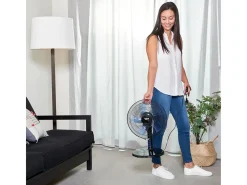Ventilador de sobremesa FM SB-140 40W 3 velocidades blanco Ø40 cm