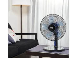 Ventilador de sobremesa FM SB-140 40W 3 velocidades blanco Ø40 cm