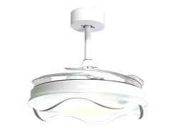 Ventilador de techo Antea Bel Air 80W 4 aspas retráctiles blanco Ø108 cm