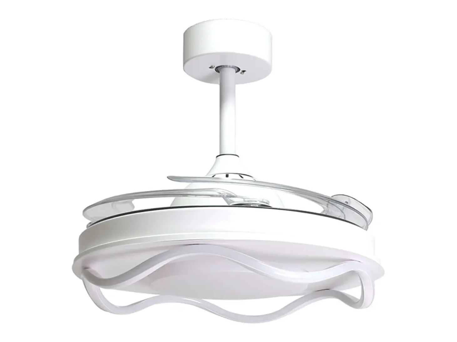 Ventilador de techo Antea Bel Air 80W 4 aspas retráctiles blanco Ø108 cm