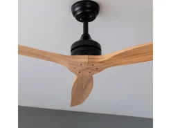 Ventilador de techo Cecotec EnergySilence Aero 5270 40W reversible negro/natural Ø132 cm
