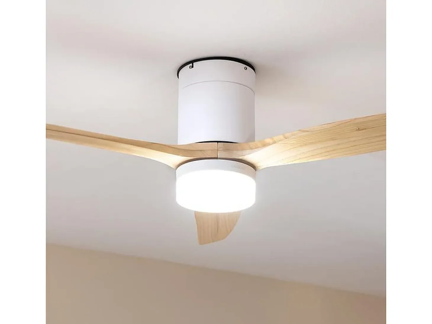 Ventilador de techo Cecotec EnergySilence Aero 5600 Classic 40W 3 aspas 6 velocidades natural Ø132 cm