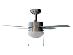 Ventilador de techo Cecotec EnergySilence Aero 450 50W 4 aspas reversibles blanco/gris