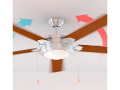 Ventilador de techo Cecotec EnergySilence Aero 540 60W madera Ø132 cm