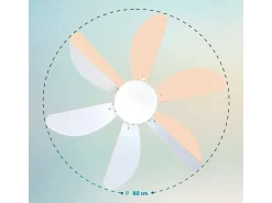 Ventilador de techo Cecotec EnergySilence Aero 3600 Vision 50W 3 velocidades amarillo Ø92 cm