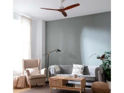 Ventilador de techo Cecotec EnergySilence Aero 5270 40W reversible blanco/natural Ø132 cm