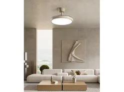 Ventilador de techo con luz Perenz 7196 R CT Arena - Ø 106 cm, 3 aspas, 6 velocidades, motor DC de 40 W, silencioso