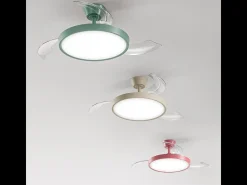 Ventilador de techo con luz Perenz 7196 R CT Arena - Ø 106 cm, 3 aspas, 6 velocidades, motor DC de 40 W, silencioso