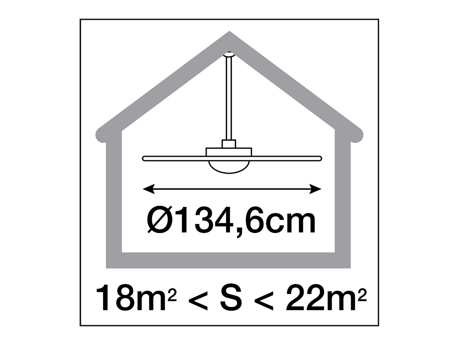 Ventilador de techo con luz LED VENTO estilo moderno - madera haya- motor AC- 17W- 3000K- IP20