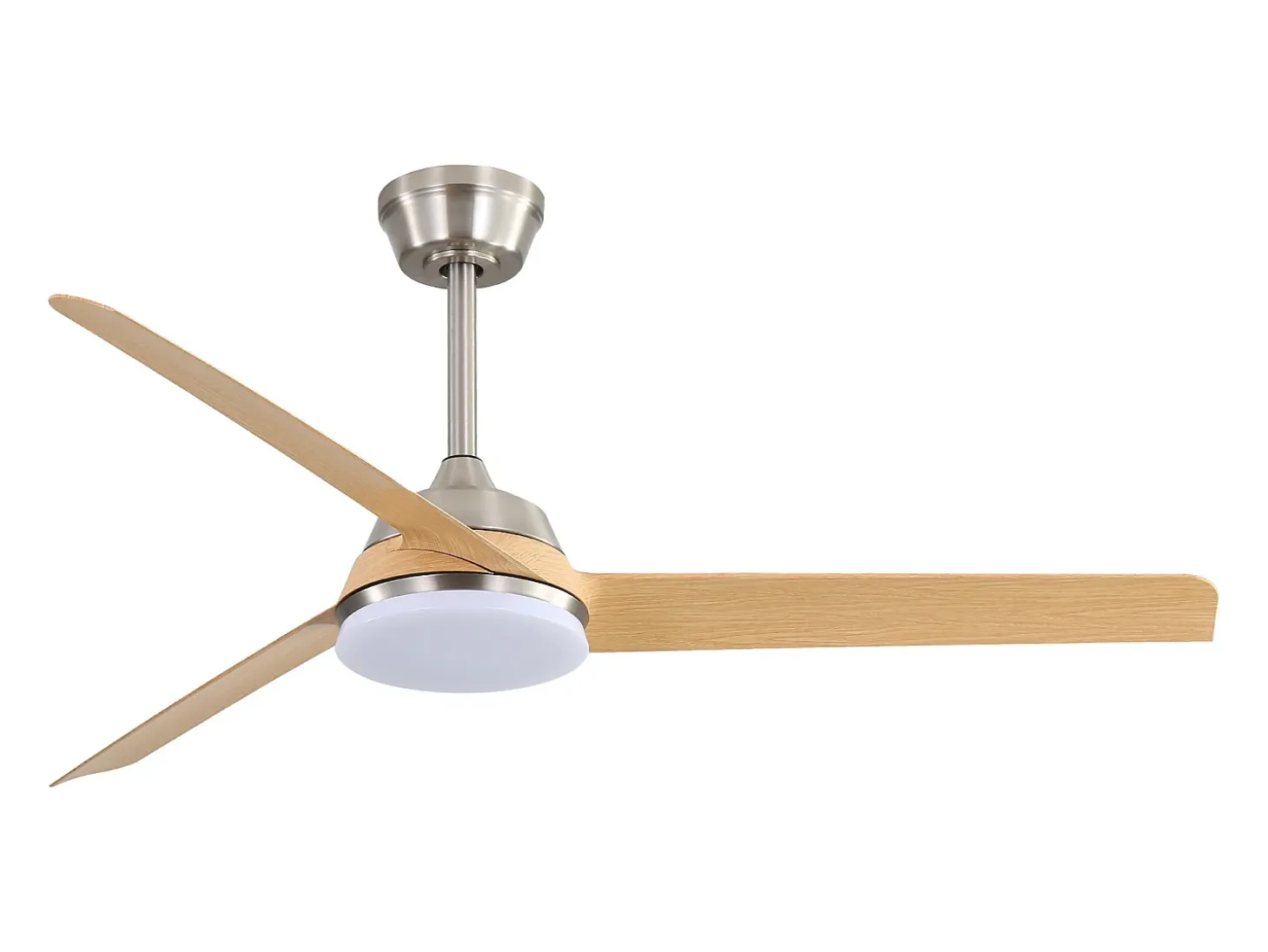 Ventilador de techo de 52 pulgadas - Con iluminación LED y control remoto - 3 aspas de ABS - para sala de estar